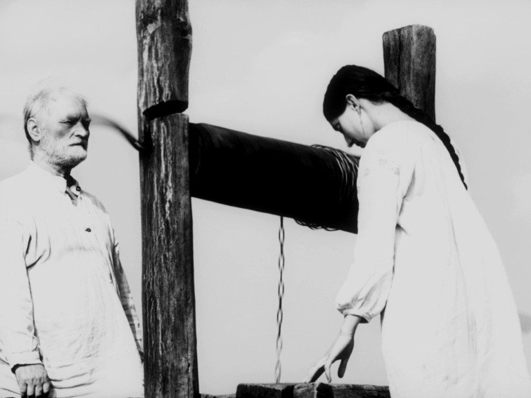 A film still from <i>A Well for the Thirsty</i> (1965) by Yurii Illienko