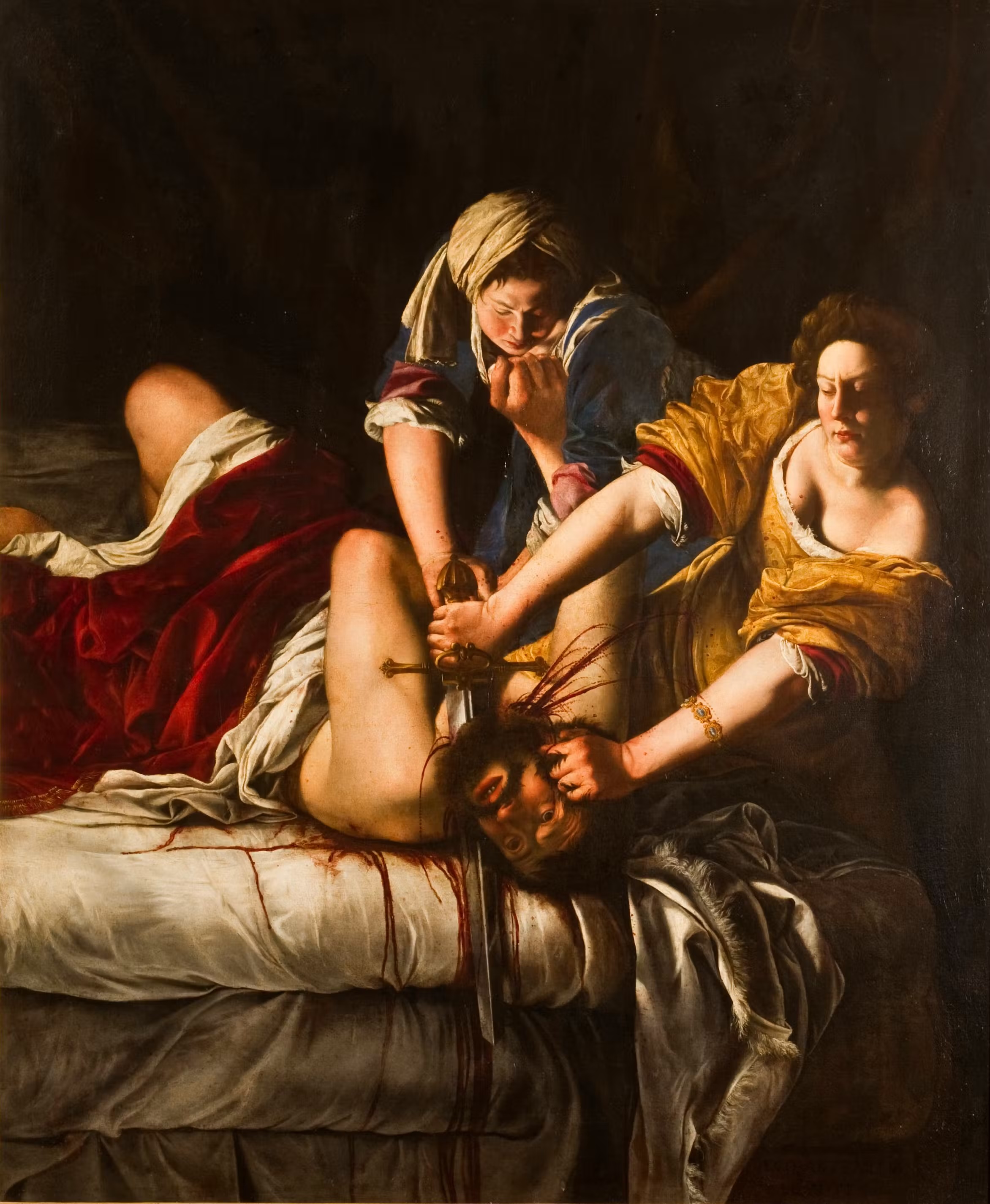 Judith Beheading Holofernes by Artemisia Gentileschi / Le Gallerie Degli Uffizi