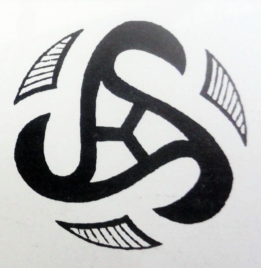 An ornament for printing, created by Vasyl Krychevsky in Olenivka in
1913 / From the book by V. Pavlovsky Vasyl Krychevsky. Life and
Creativity, 1974