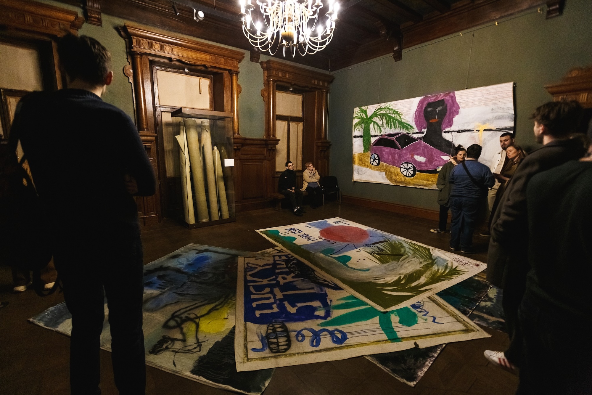 “Meanwhile at the Khanenko House”, a contemporary art project, 2023 / Photo by Yuriy Stefanyak / Khanenko Museum